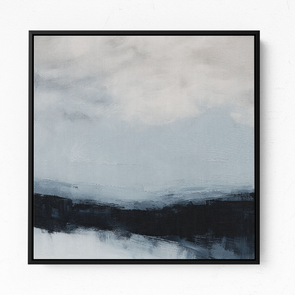 Abstract Landscape Artwork In A Cold Storm Abstract Landscape Artwork In A Cold Storm