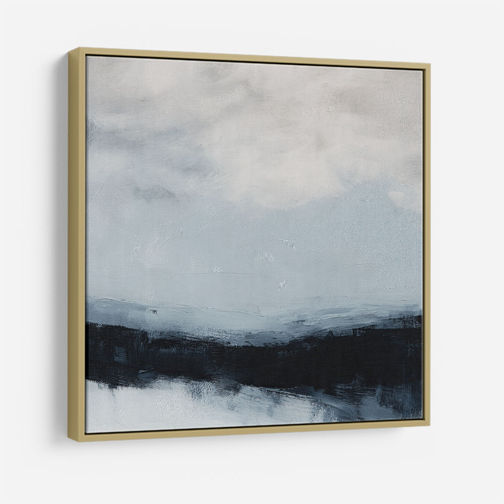 Abstract Landscape Artwork In A Cold Storm Abstract Landscape Artwork In A Cold Storm