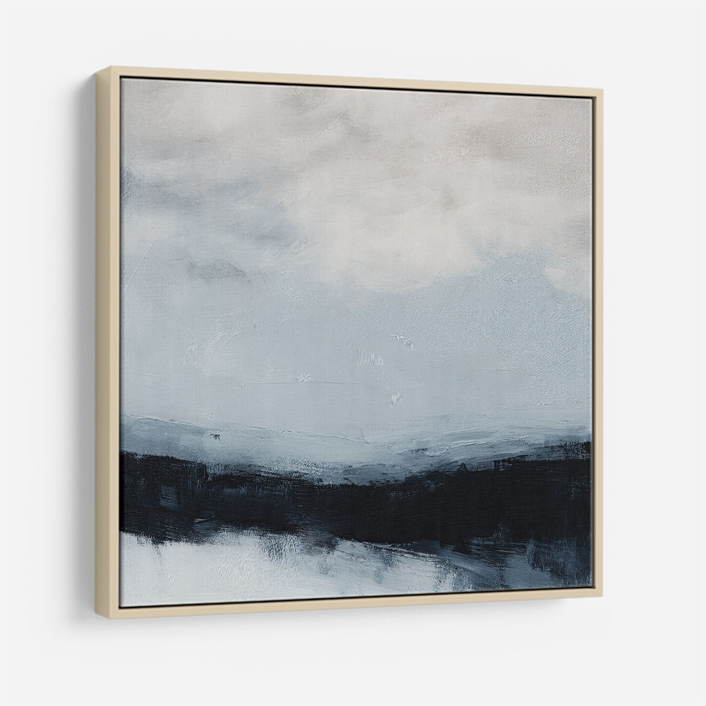 Abstract Landscape Artwork In A Cold Storm Abstract Landscape Artwork In A Cold Storm