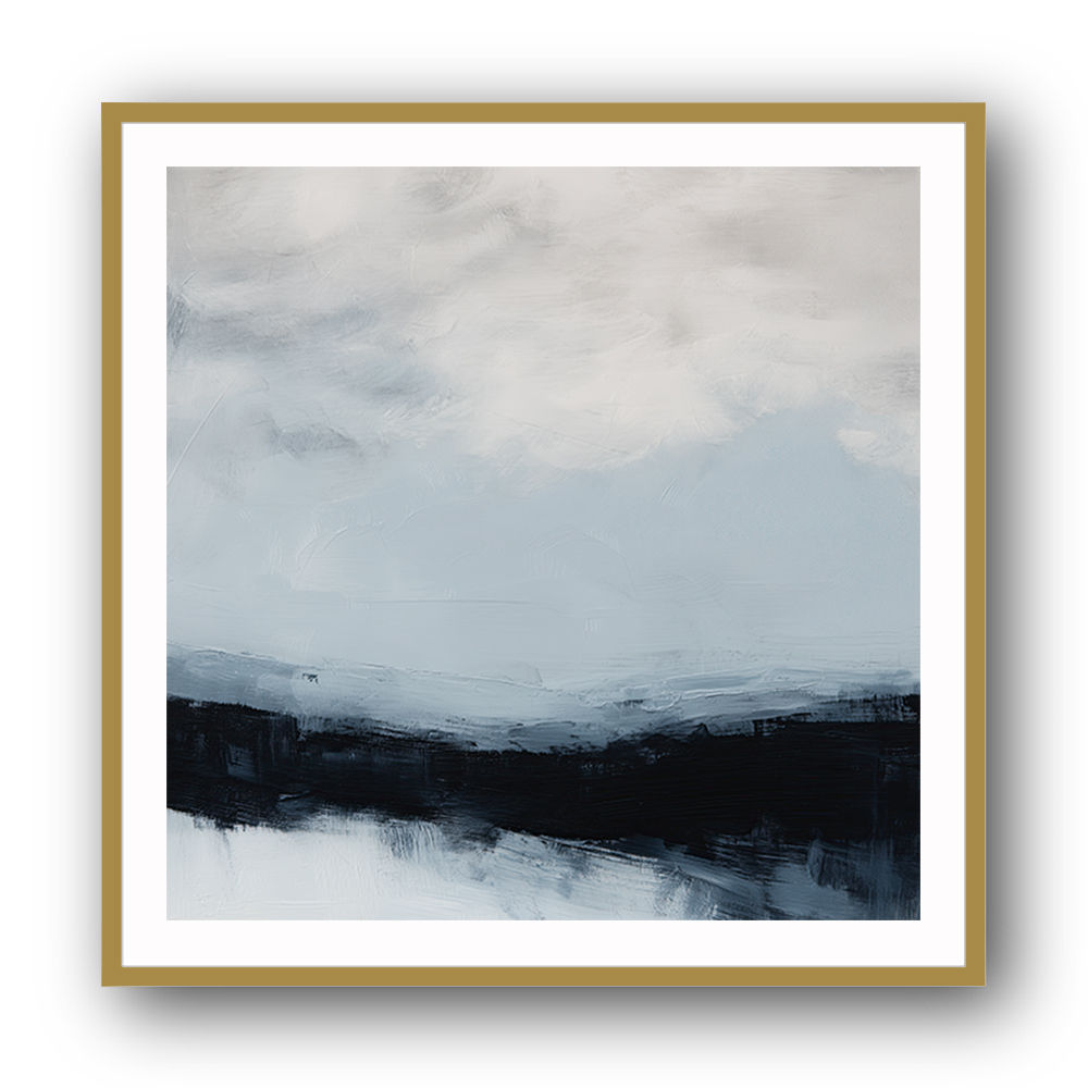 Abstract Landscape Artwork In A Cold Storm Abstract Landscape Artwork In A Cold Storm