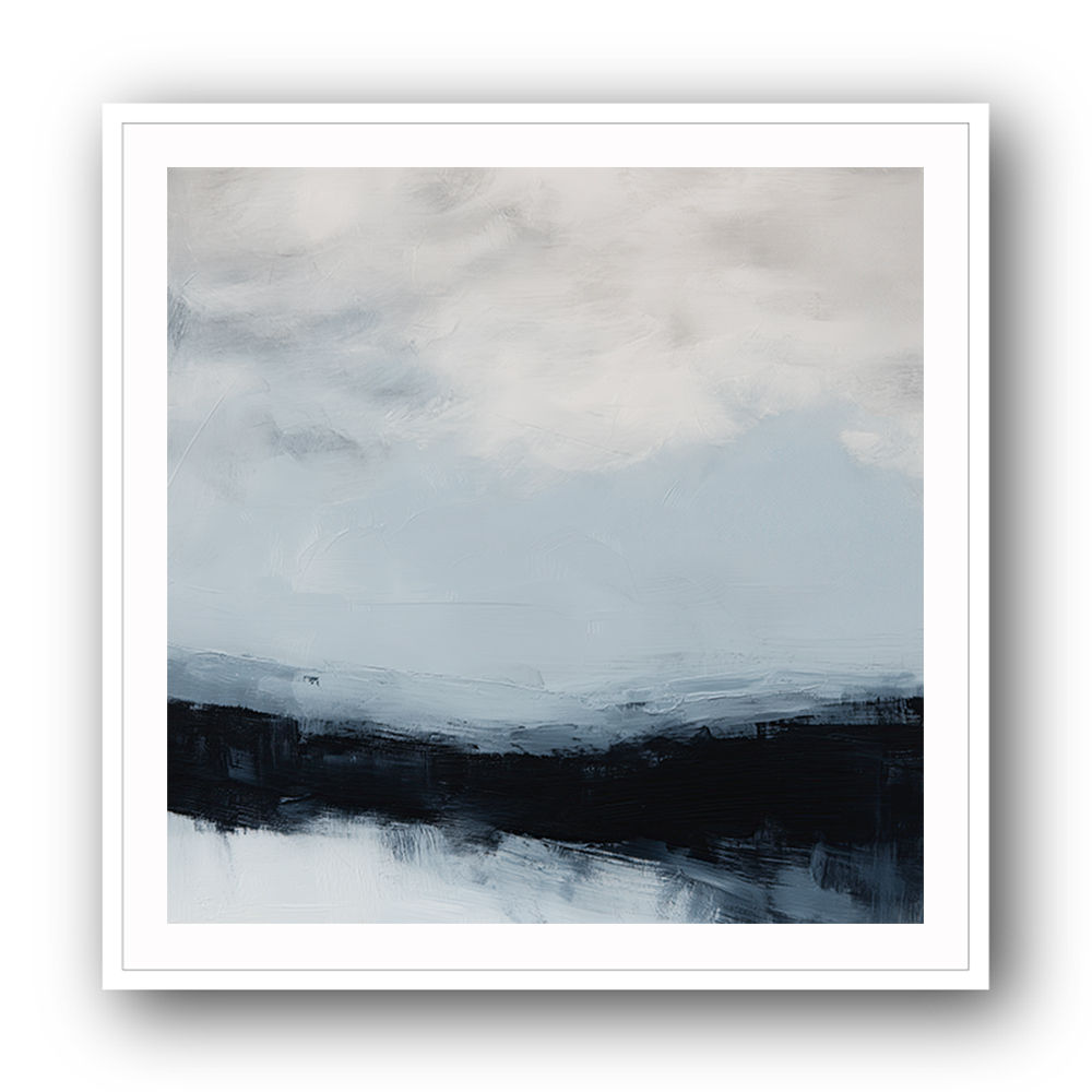 Abstract Landscape Artwork In A Cold Storm Abstract Landscape Artwork In A Cold Storm