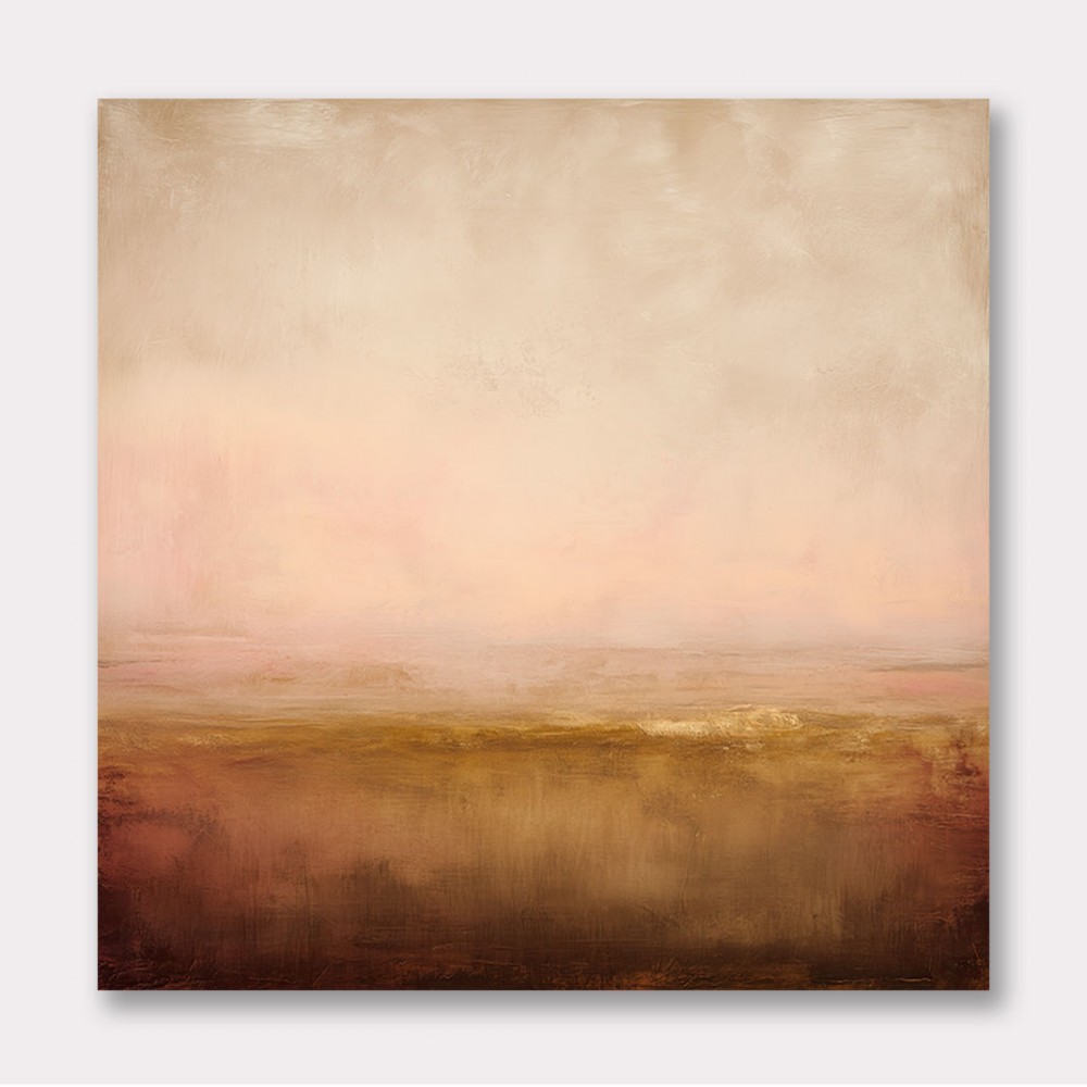 Abstract Landscape With Warm Layered Tones Abstract Landscape With Warm Layered Tones
