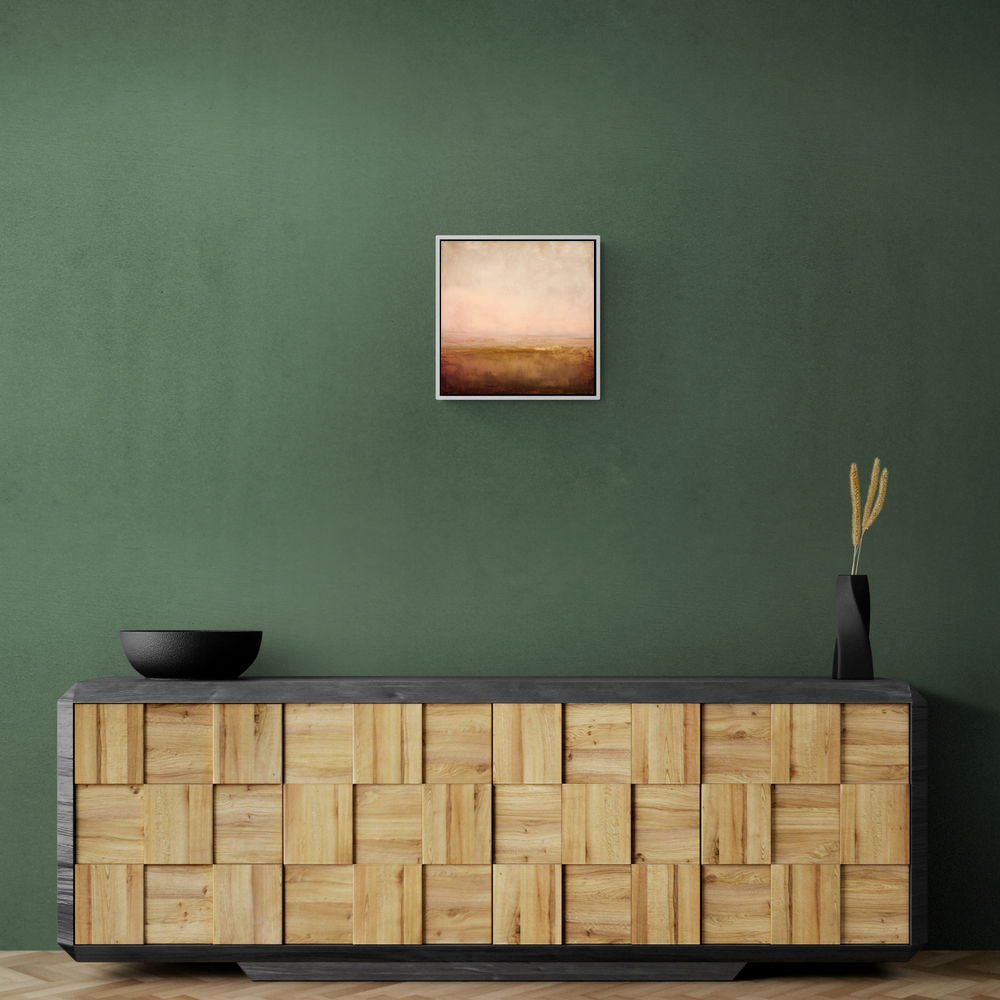Abstract Landscape With Warm Layered Tones Abstract Landscape With Warm Layered Tones