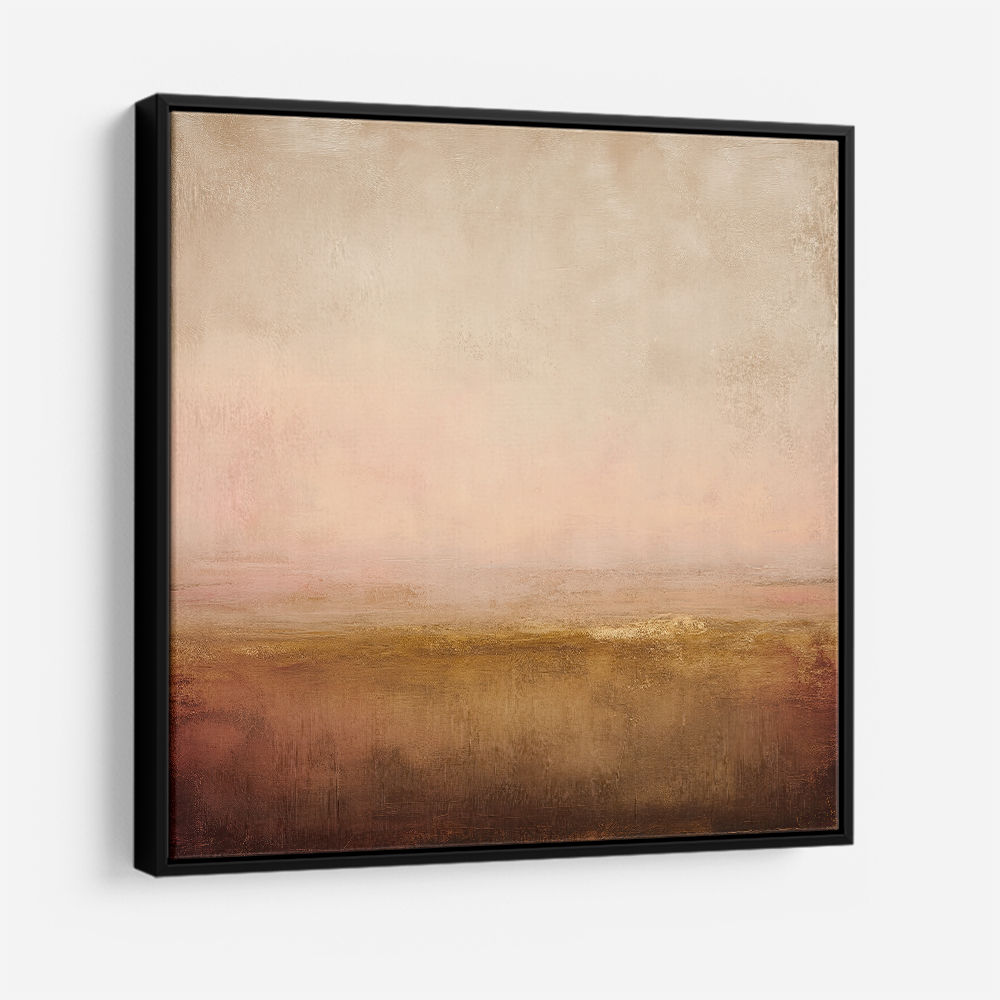 Abstract Landscape With Warm Layered Tones Abstract Landscape With Warm Layered Tones