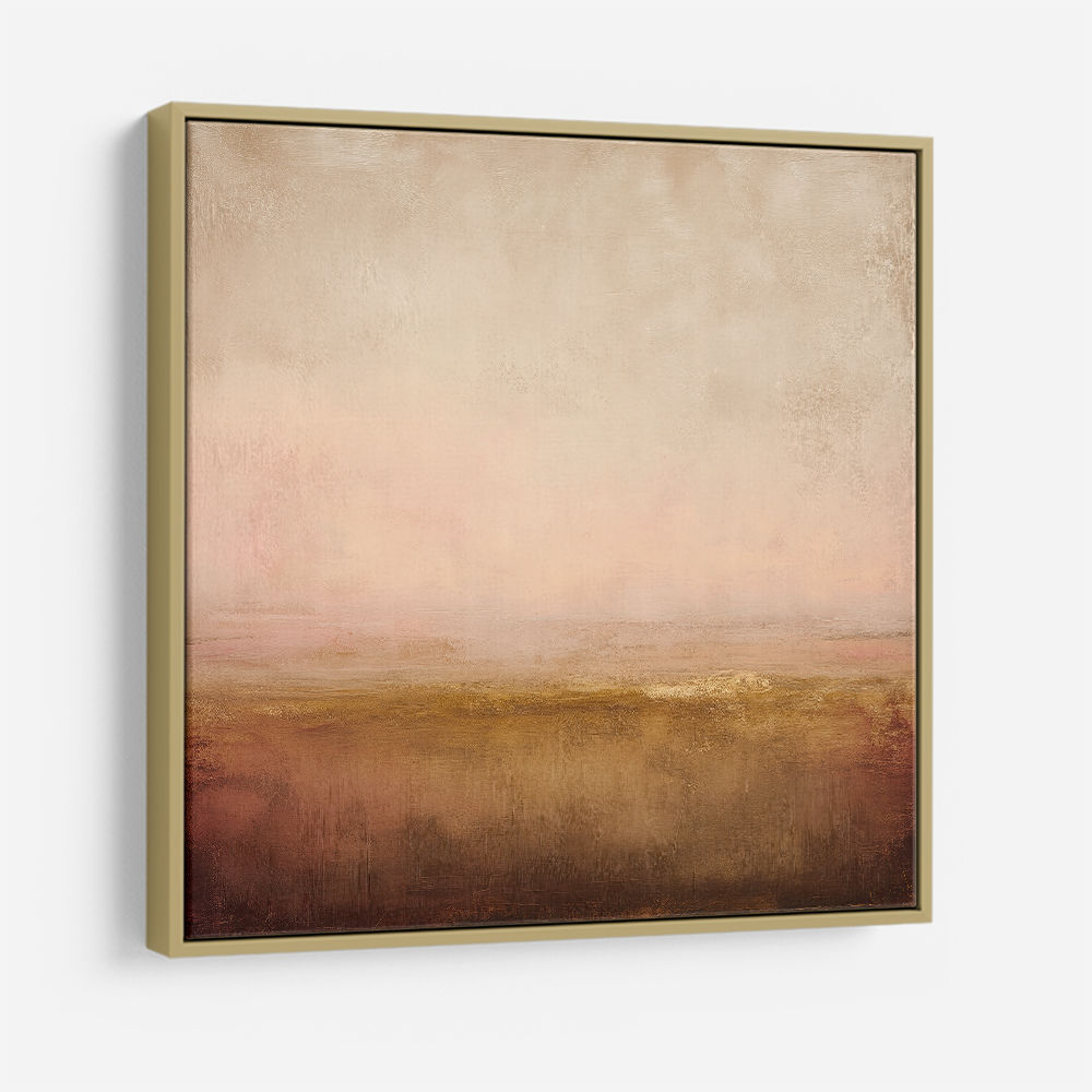 Abstract Landscape With Warm Layered Tones Abstract Landscape With Warm Layered Tones
