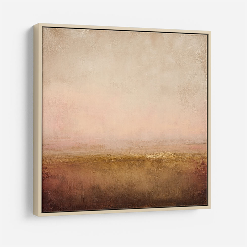 Abstract Landscape With Warm Layered Tones Abstract Landscape With Warm Layered Tones