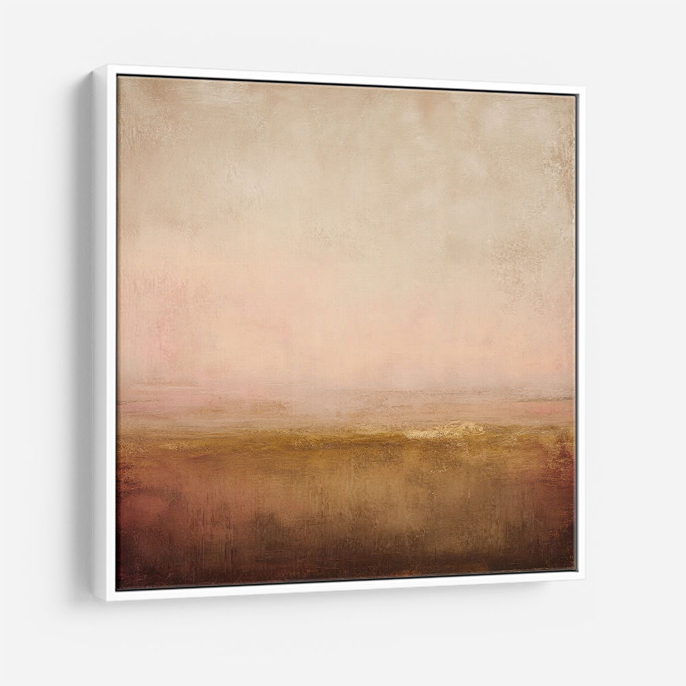 Abstract Landscape With Warm Layered Tones Abstract Landscape With Warm Layered Tones