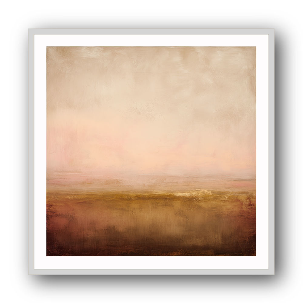 Abstract Landscape With Warm Layered Tones Abstract Landscape With Warm Layered Tones