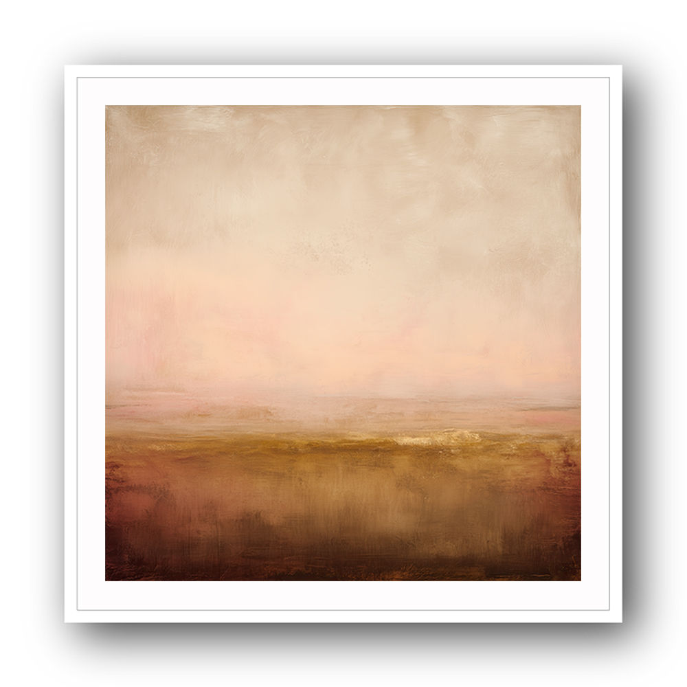 Abstract Landscape With Warm Layered Tones Abstract Landscape With Warm Layered Tones