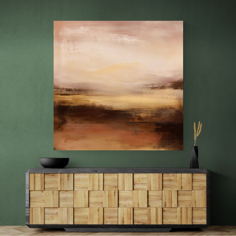 Abstract Landscape With Warm Layered Tones 6 Abstract Landscape With Warm Layered Tones 6