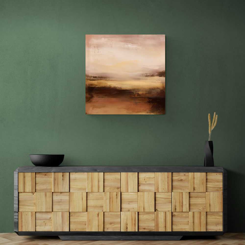 Abstract Landscape With Warm Layered Tones 6 Abstract Landscape With Warm Layered Tones 6