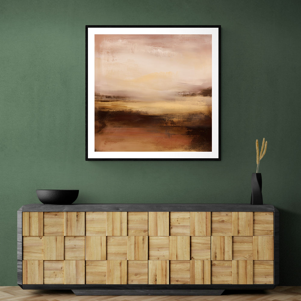 Abstract Landscape With Warm Layered Tones 6 Abstract Landscape With Warm Layered Tones 6