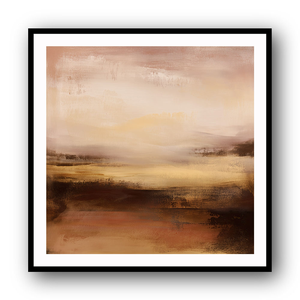 Abstract Landscape With Warm Layered Tones 6 Abstract Landscape With Warm Layered Tones 6