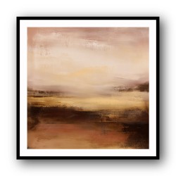 Abstract Landscape With Warm Layered Tones 6