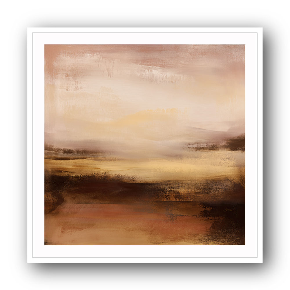 Abstract Landscape With Warm Layered Tones 6 Abstract Landscape With Warm Layered Tones 6