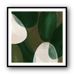 Abstract Minimalist Artwork With Overlapping Ovals 11
