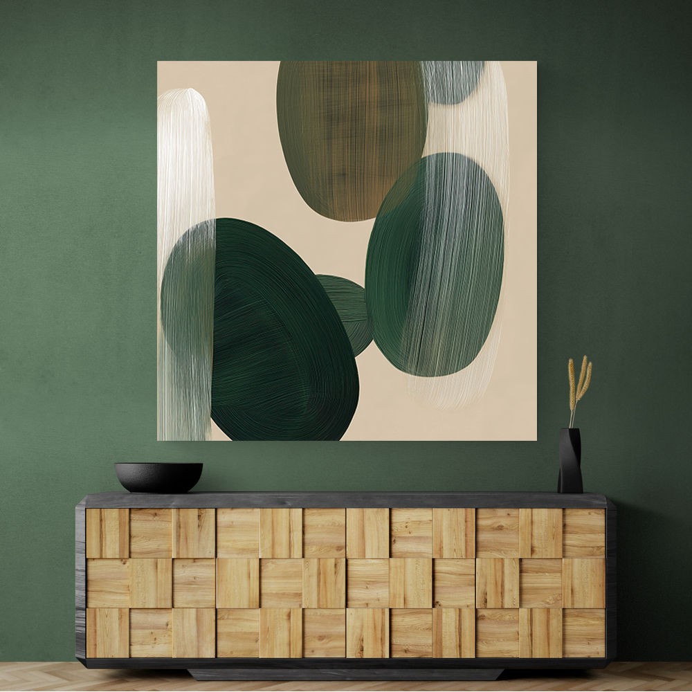 Abstract Minimalist Artwork With Overlapping Ovals 13 Abstract Minimalist Artwork With Overlapping Ovals 13