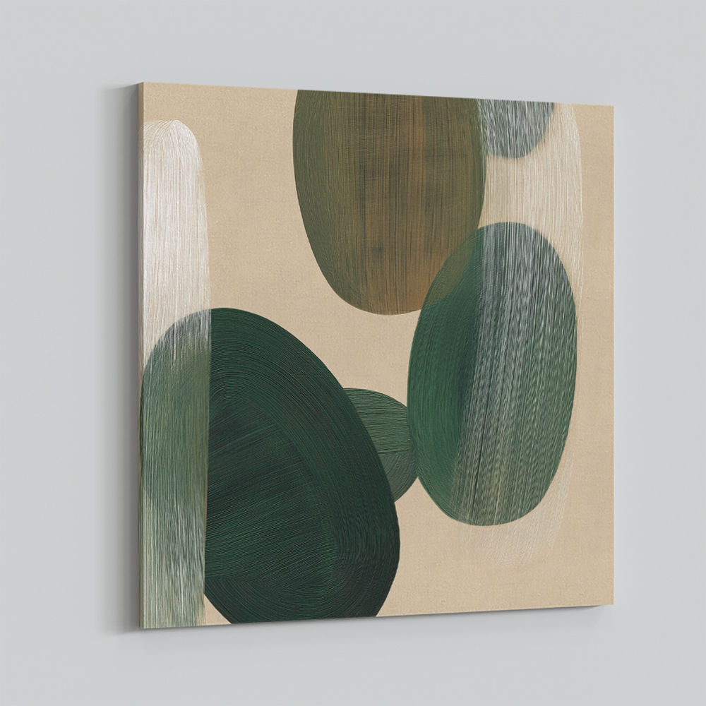 Abstract Minimalist Artwork With Overlapping Ovals 13 Abstract Minimalist Artwork With Overlapping Ovals 13