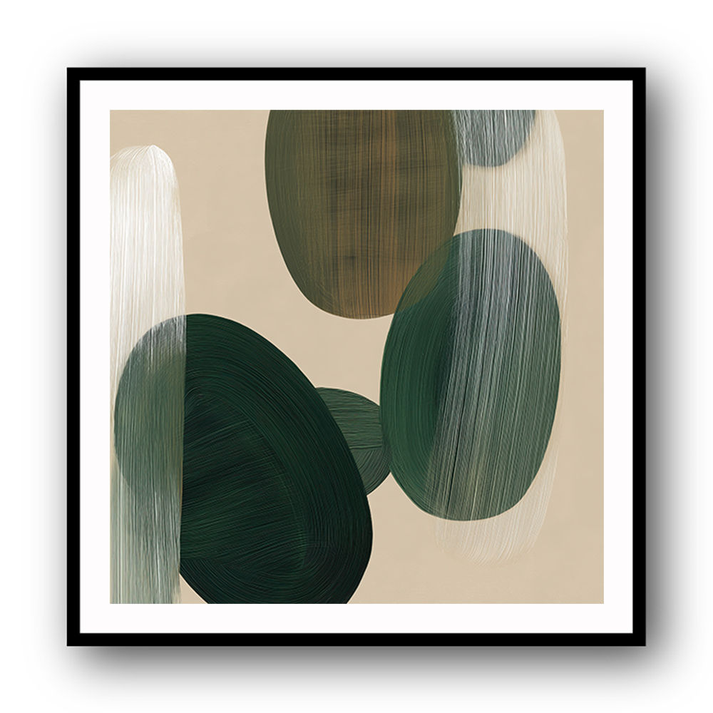 Abstract Minimalist Artwork With Overlapping Ovals 13 Abstract Minimalist Artwork With Overlapping Ovals 13
