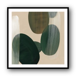 Abstract Minimalist Artwork With Overlapping Ovals 13