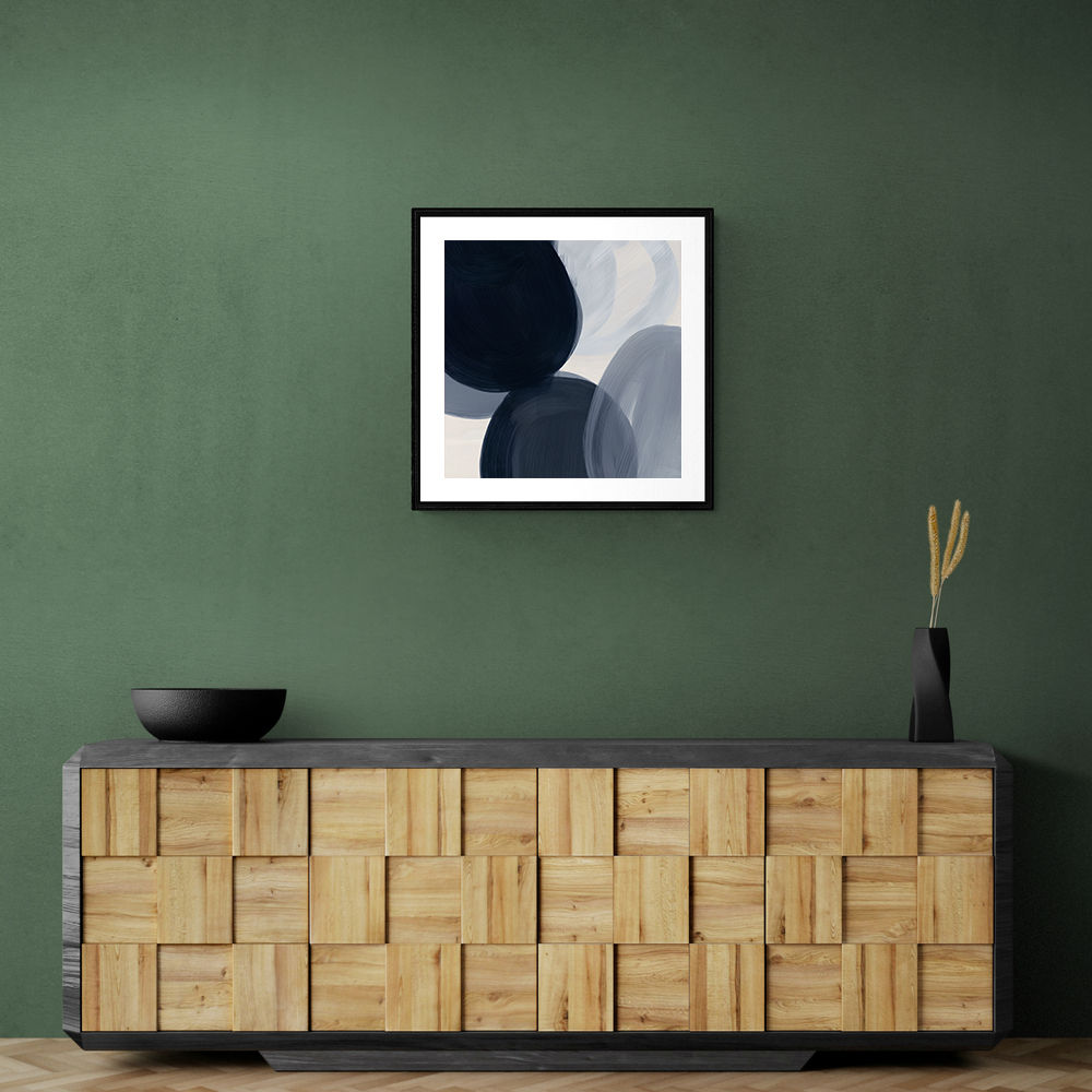 Abstract Minimalist Artwork With Overlapping Ovals 9 Abstract Minimalist Artwork With Overlapping Ovals 9