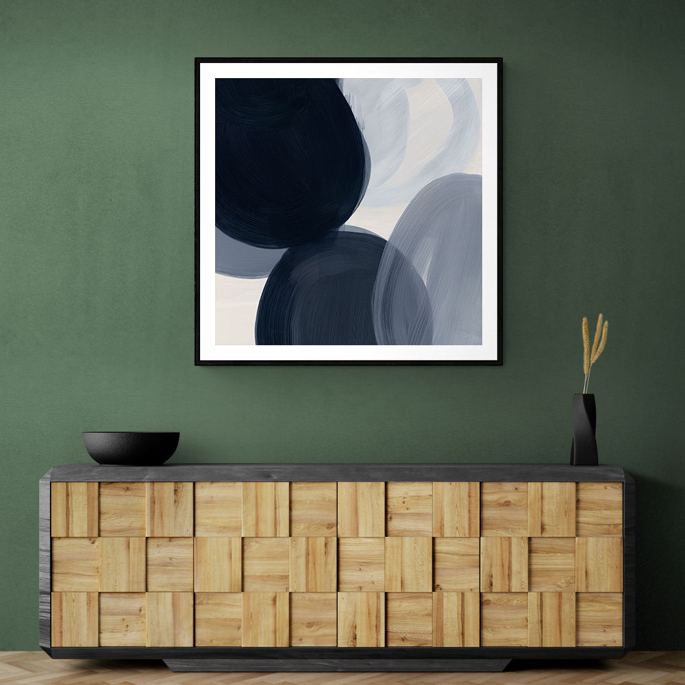Abstract Minimalist Artwork With Overlapping Ovals 9 Abstract Minimalist Artwork With Overlapping Ovals 9