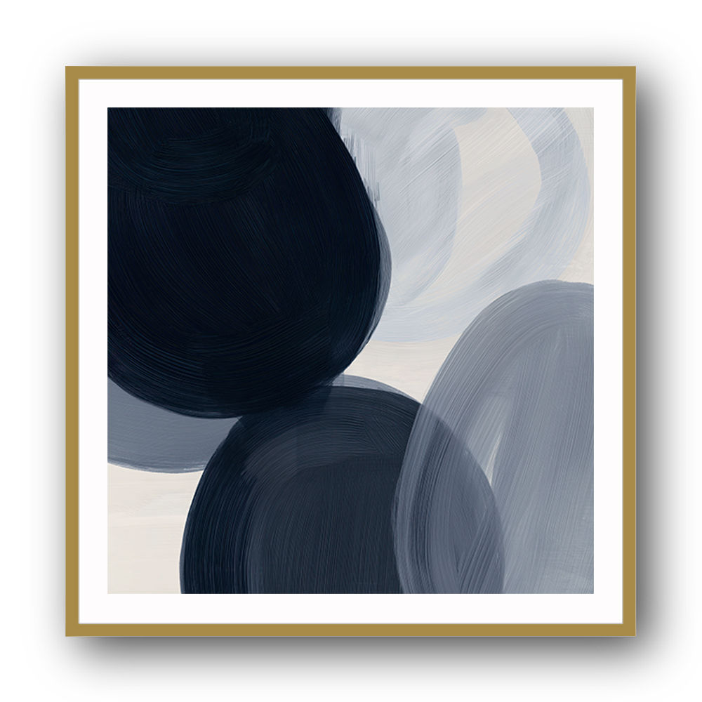 Abstract Minimalist Artwork With Overlapping Ovals 9 Abstract Minimalist Artwork With Overlapping Ovals 9