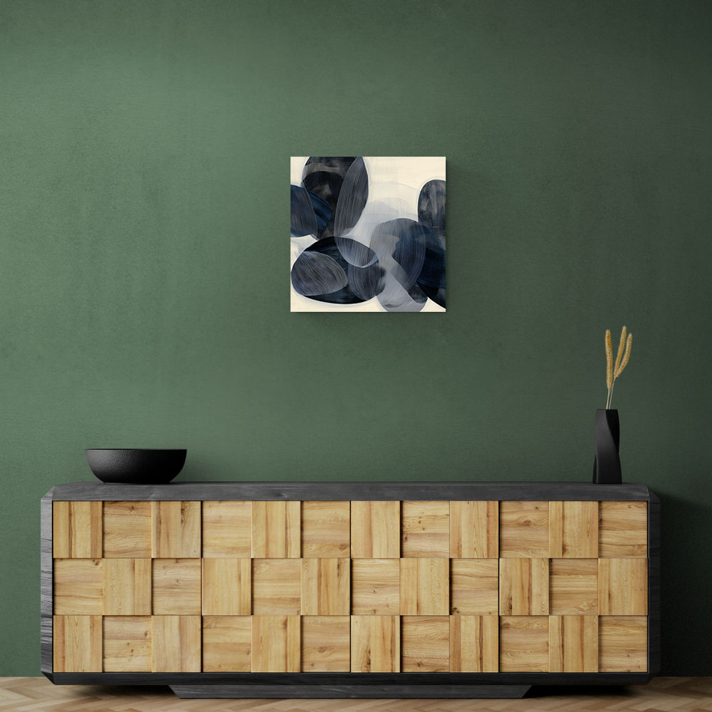 Abstract Minimalist Artwork With Overlapping Ovals 1 Abstract Minimalist Artwork With Overlapping Ovals 1