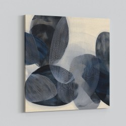Abstract Minimalist Artwork With Overlapping Ovals 1