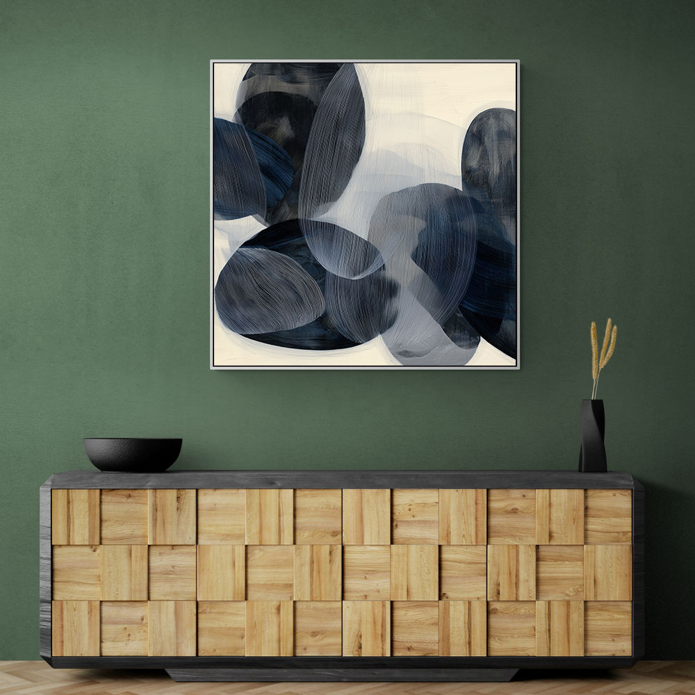Abstract Minimalist Artwork With Overlapping Ovals 1 Abstract Minimalist Artwork With Overlapping Ovals 1