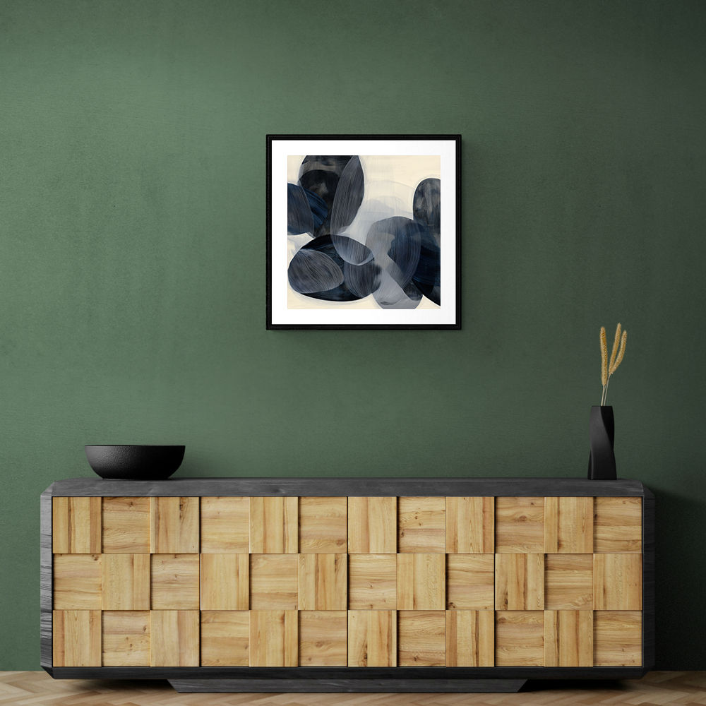 Abstract Minimalist Artwork With Overlapping Ovals 1 Abstract Minimalist Artwork With Overlapping Ovals 1