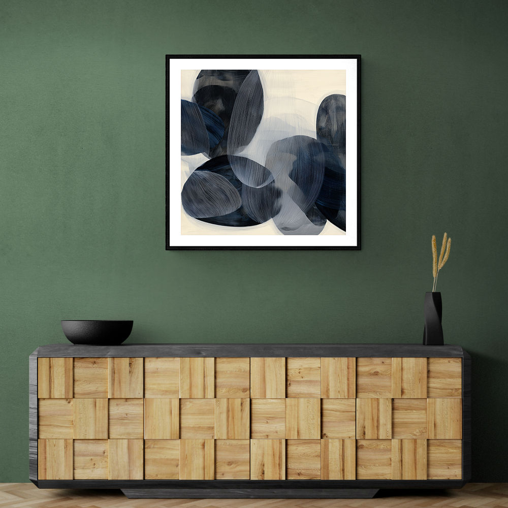 Abstract Minimalist Artwork With Overlapping Ovals 1 Abstract Minimalist Artwork With Overlapping Ovals 1