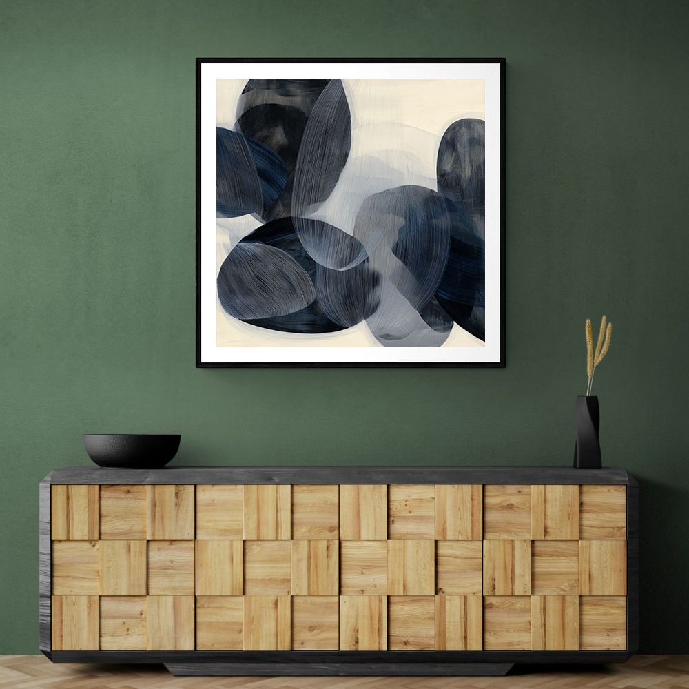 Abstract Minimalist Artwork With Overlapping Ovals 1 Abstract Minimalist Artwork With Overlapping Ovals 1