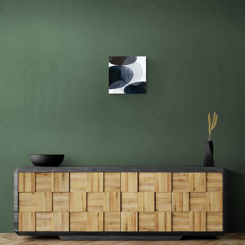 Abstract Minimalist Artwork With Overlapping Ovals 2 Abstract Minimalist Artwork With Overlapping Ovals 2