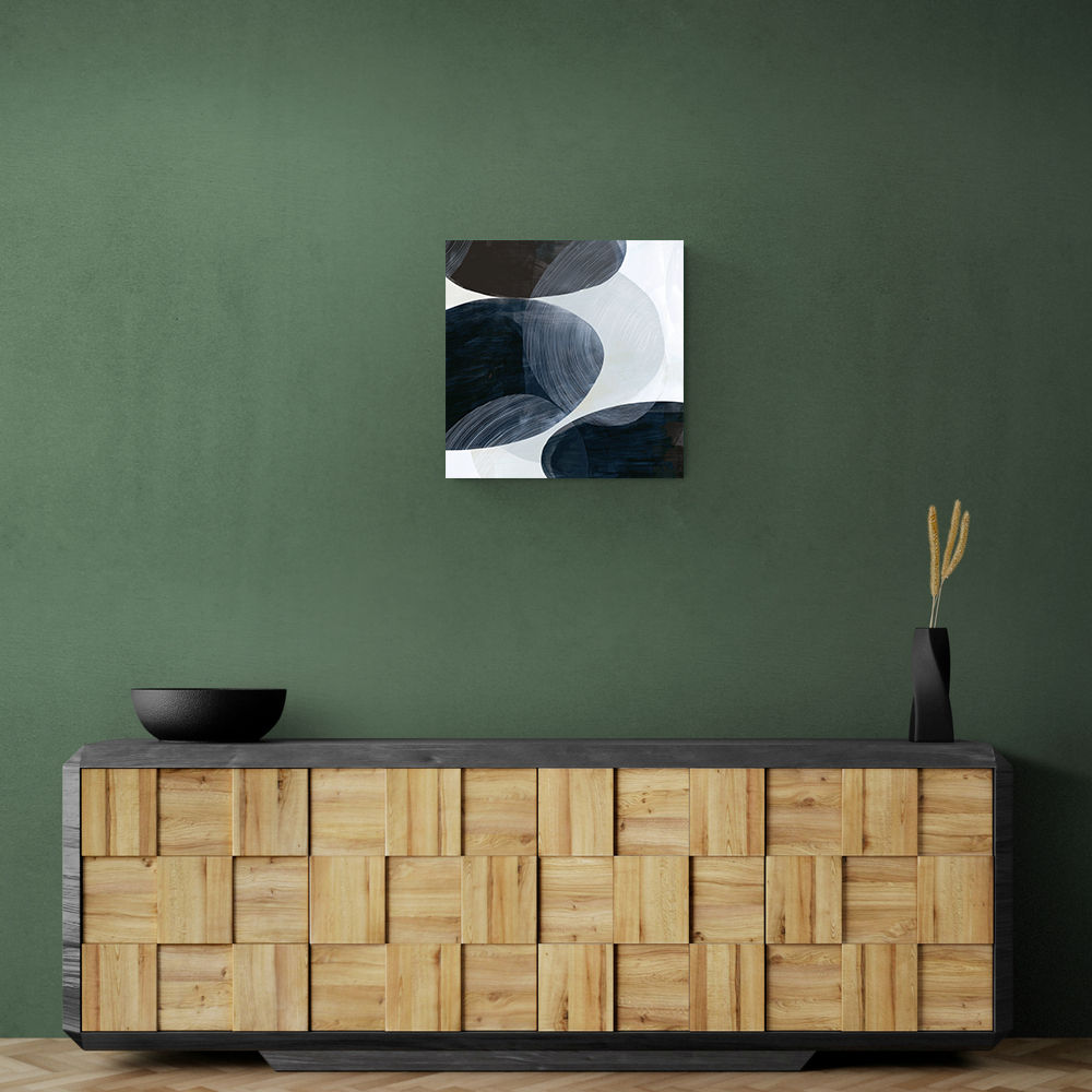 Abstract Minimalist Artwork With Overlapping Ovals 2 Abstract Minimalist Artwork With Overlapping Ovals 2