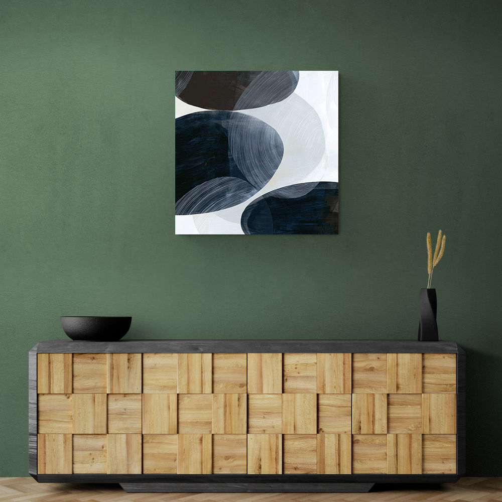 Abstract Minimalist Artwork With Overlapping Ovals 2 Abstract Minimalist Artwork With Overlapping Ovals 2