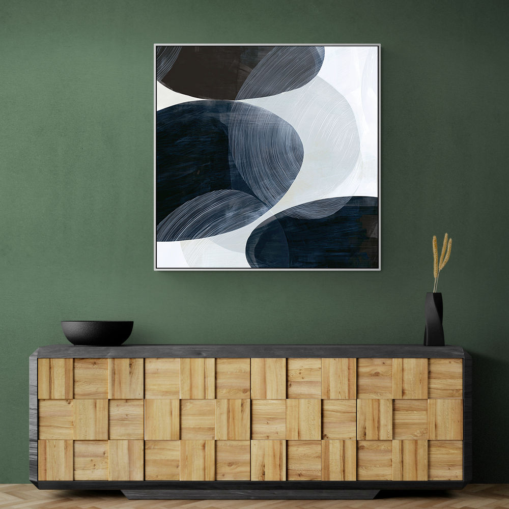 Abstract Minimalist Artwork With Overlapping Ovals 2 Abstract Minimalist Artwork With Overlapping Ovals 2