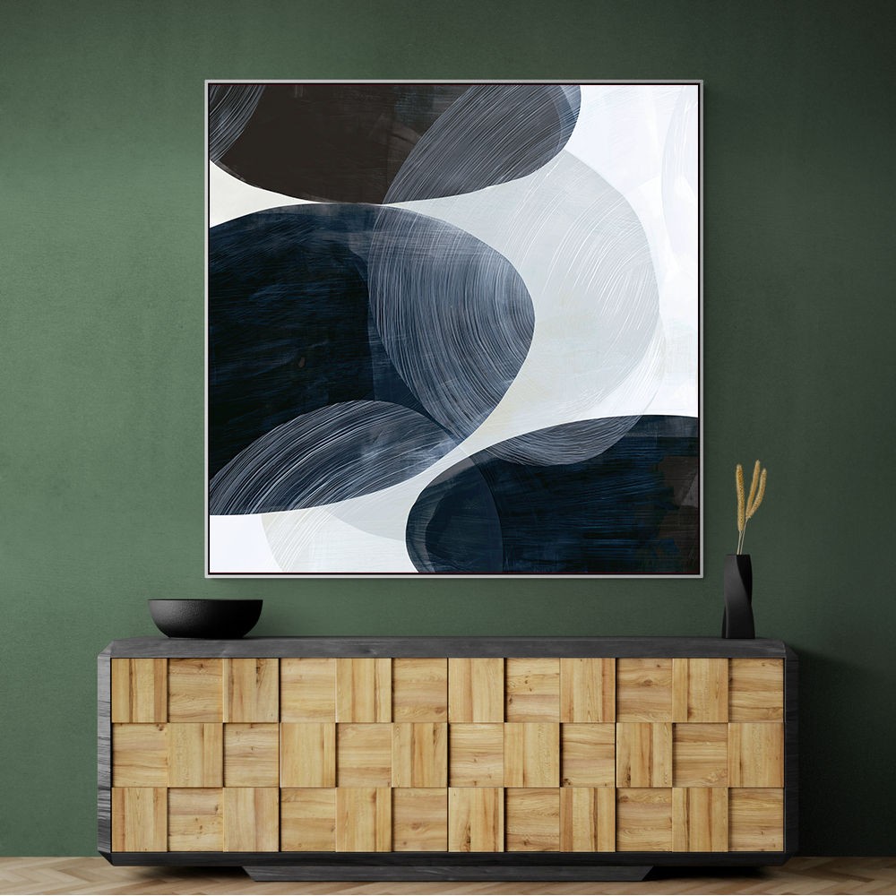 Abstract Minimalist Artwork With Overlapping Ovals 2 Abstract Minimalist Artwork With Overlapping Ovals 2