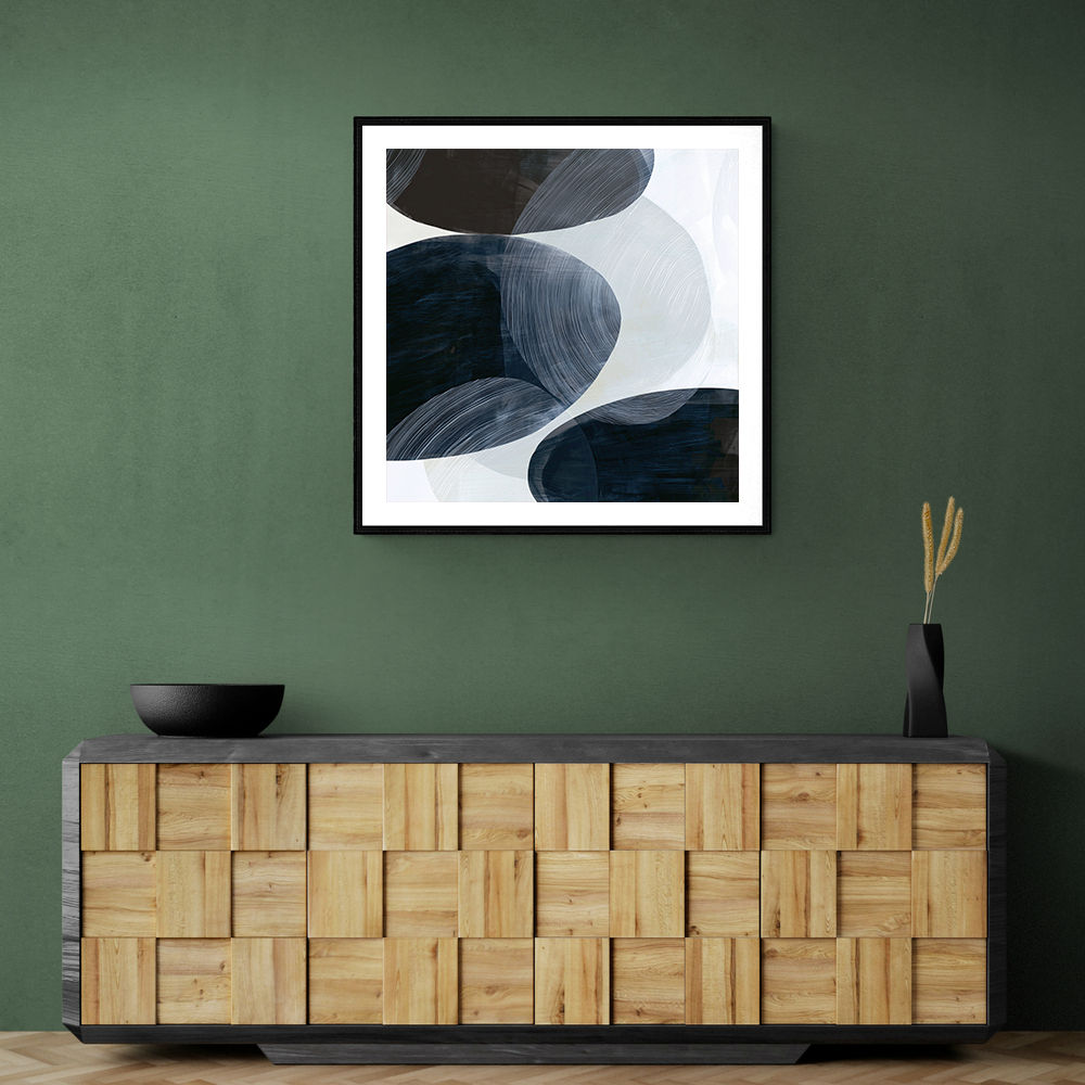 Abstract Minimalist Artwork With Overlapping Ovals 2 Abstract Minimalist Artwork With Overlapping Ovals 2