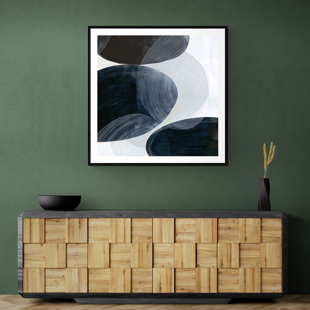 Abstract Minimalist Artwork With Overlapping Ovals 2 Abstract Minimalist Artwork With Overlapping Ovals 2