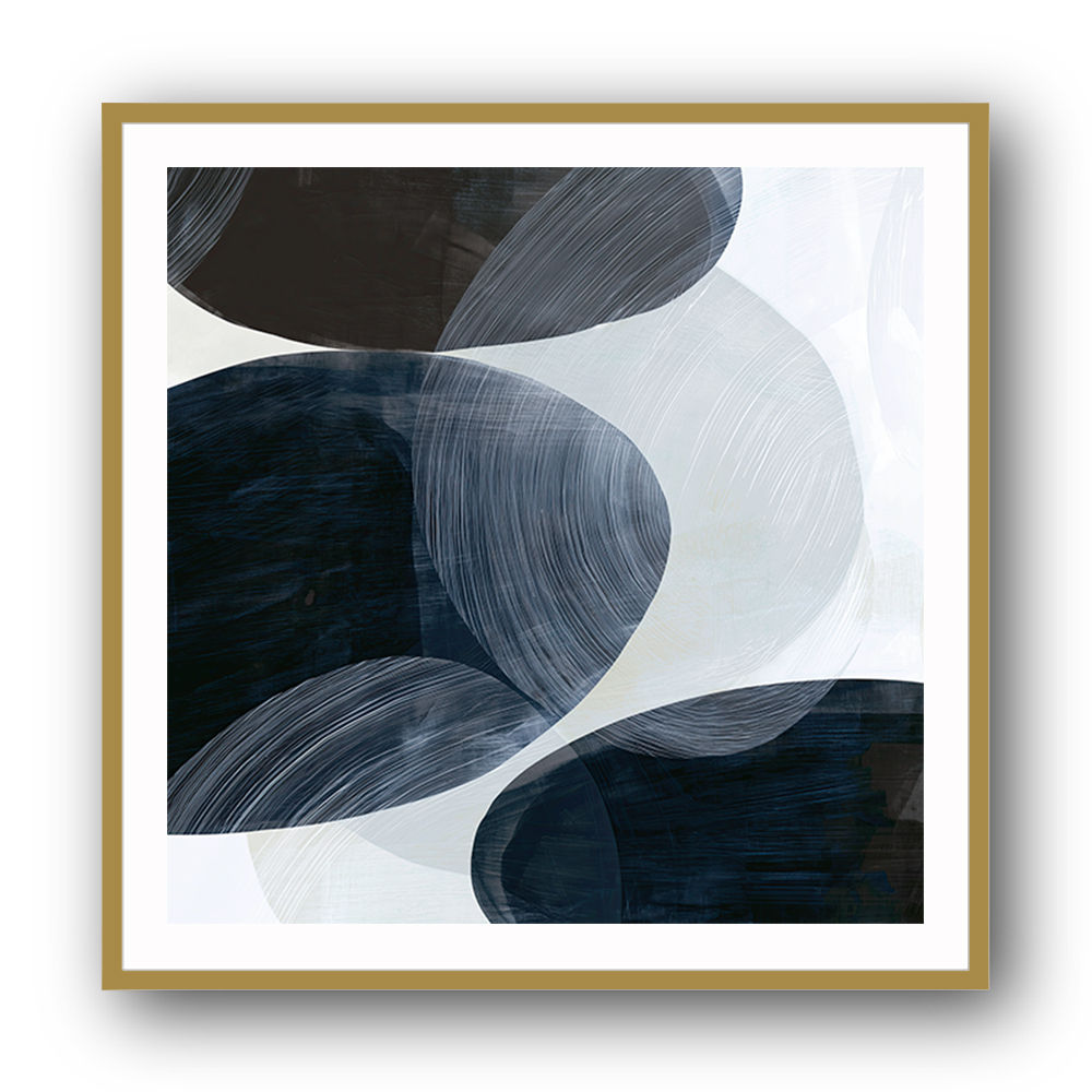 Abstract Minimalist Artwork With Overlapping Ovals 2 Abstract Minimalist Artwork With Overlapping Ovals 2