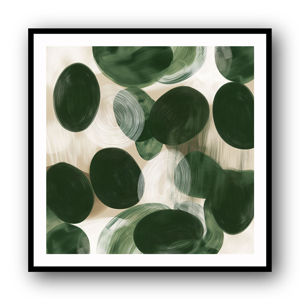 Abstract Minimalist Artwork With Overlapping Ovals 4 Abstract Minimalist Artwork With Overlapping Ovals 4