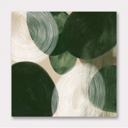 Abstract Minimalist Artwork With Overlapping Ovals 5