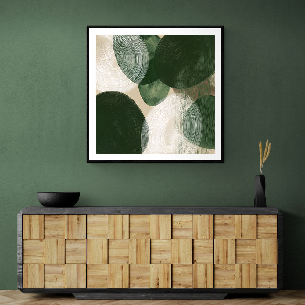 Abstract Minimalist Artwork With Overlapping Ovals 5 Abstract Minimalist Artwork With Overlapping Ovals 5