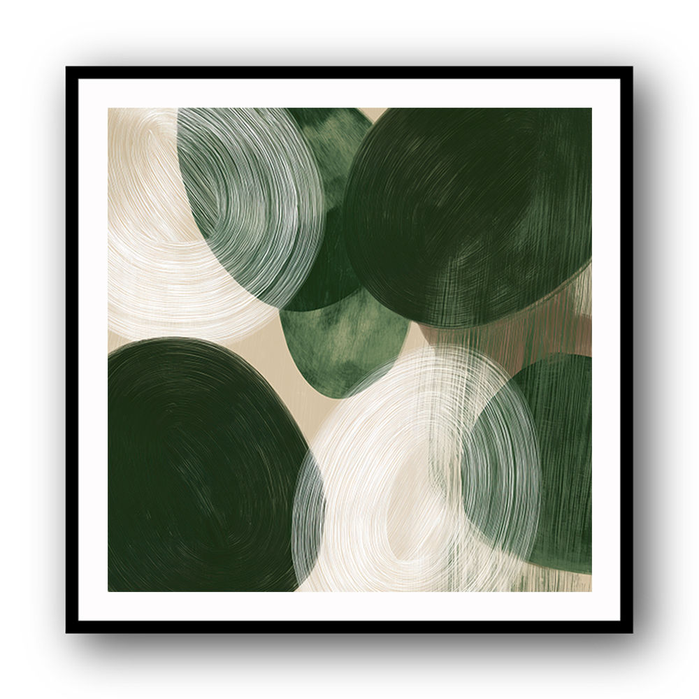 Abstract Minimalist Artwork With Overlapping Ovals 5 Abstract Minimalist Artwork With Overlapping Ovals 5