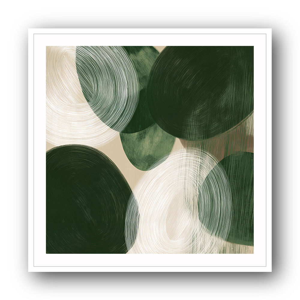Abstract Minimalist Artwork With Overlapping Ovals 5 Abstract Minimalist Artwork With Overlapping Ovals 5