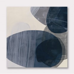 Abstract Minimalist Artwork With Overlapping Ovals 6