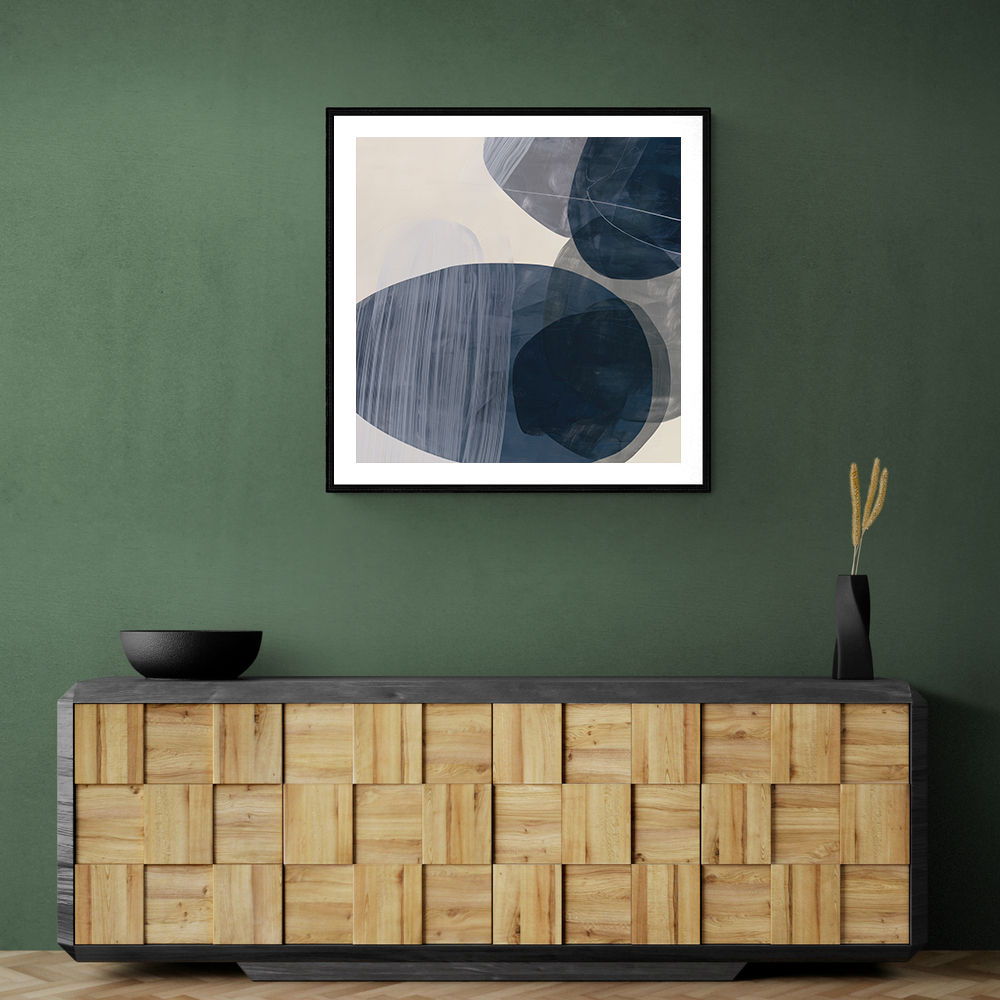 Abstract Minimalist Artwork With Overlapping Ovals 6 Abstract Minimalist Artwork With Overlapping Ovals 6