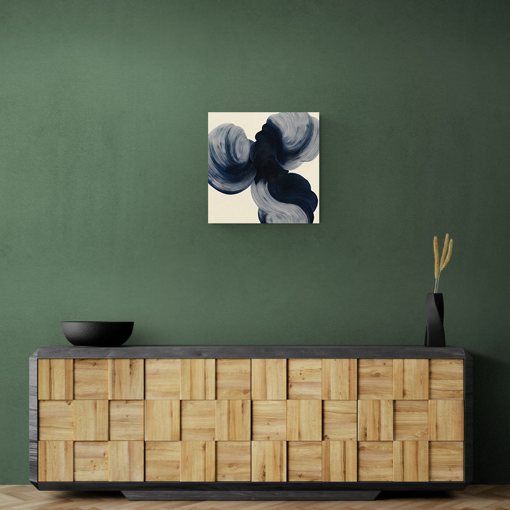 Abstract Minimalist Artwork With Three Large Overlapping Ovals 2 Abstract Minimalist Artwork With Three Large Overlapping Ovals 2