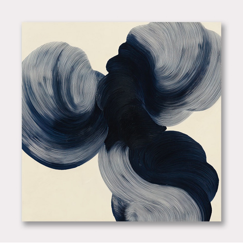 Abstract Minimalist Artwork With Three Large Overlapping Ovals 2 Abstract Minimalist Artwork With Three Large Overlapping Ovals 2